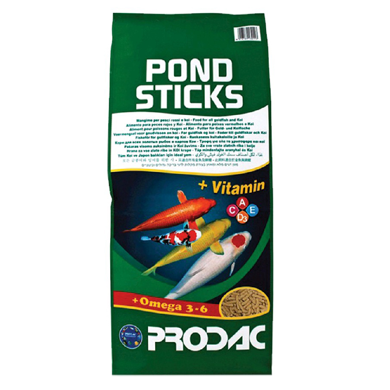PRODAC Pond Sticks 1kg 8.3l vidutinėms ir didelėms žuvims